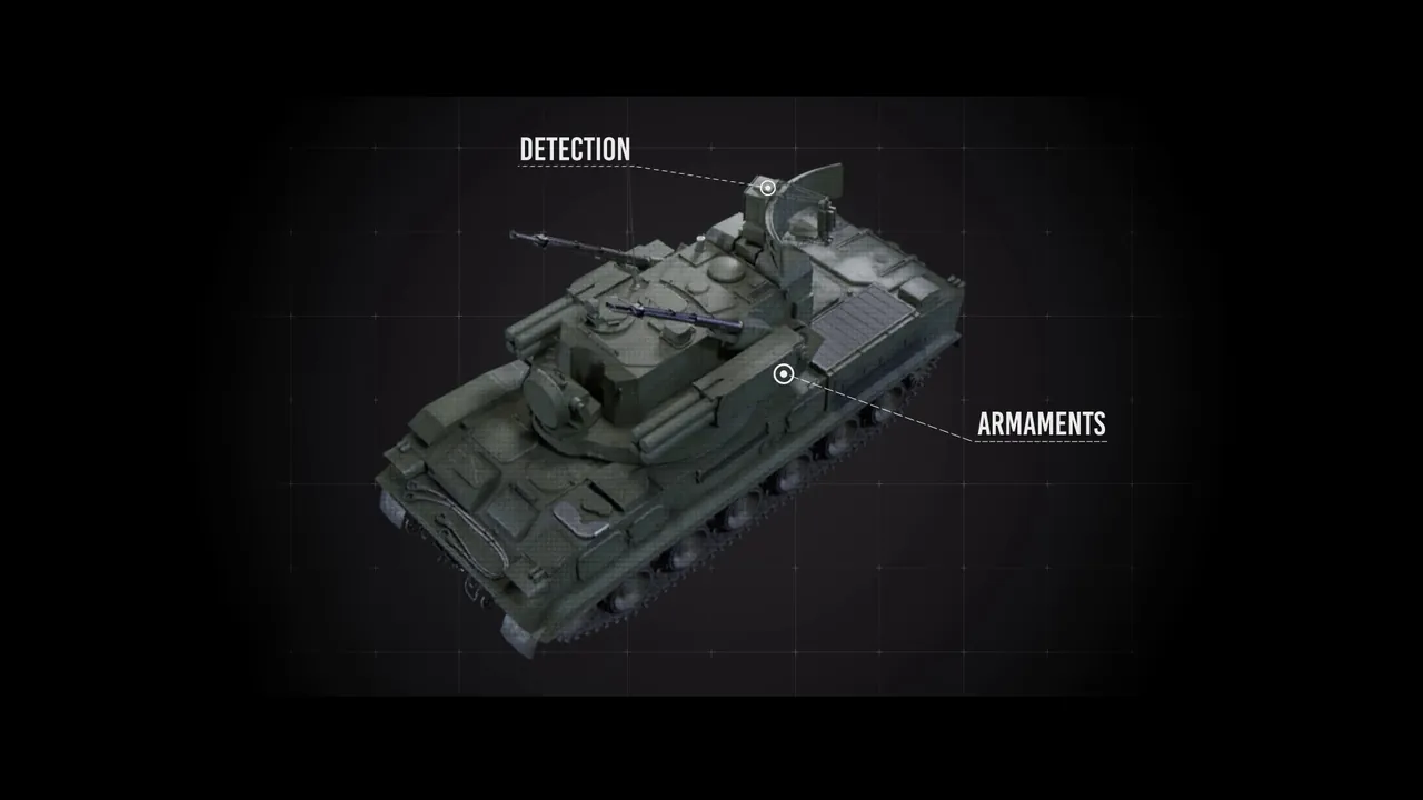 3D infographics about military technology